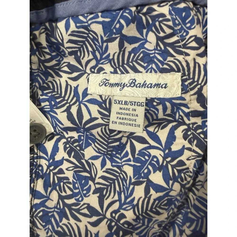 Tommy Bahama Linen in Paradise Men's Black Drawstring Shorts - Size 5XLB